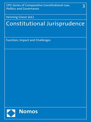 cover image of Constitutional Jurisprudence
